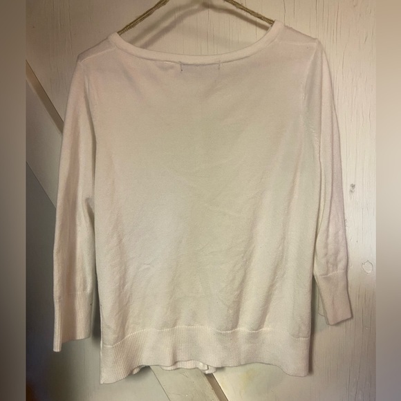 Mak sweater White lightweight buttoned Cardigan ladies 1x Spring summer - Picture 4 of 5